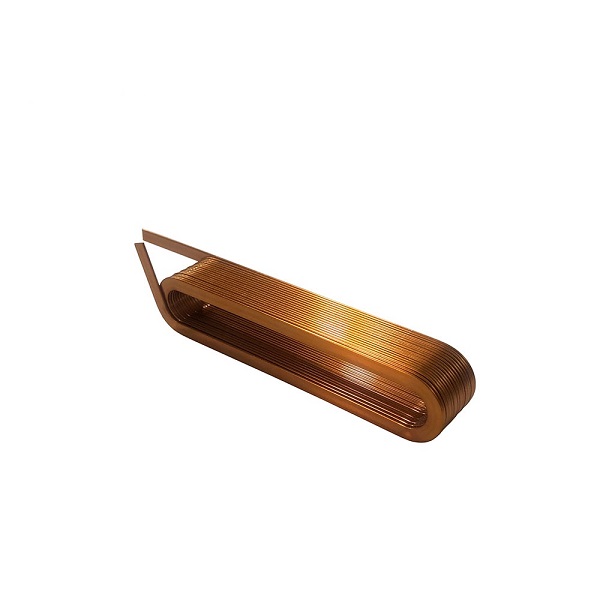What is the self-inductance coefficient of a hollow coil related to?
